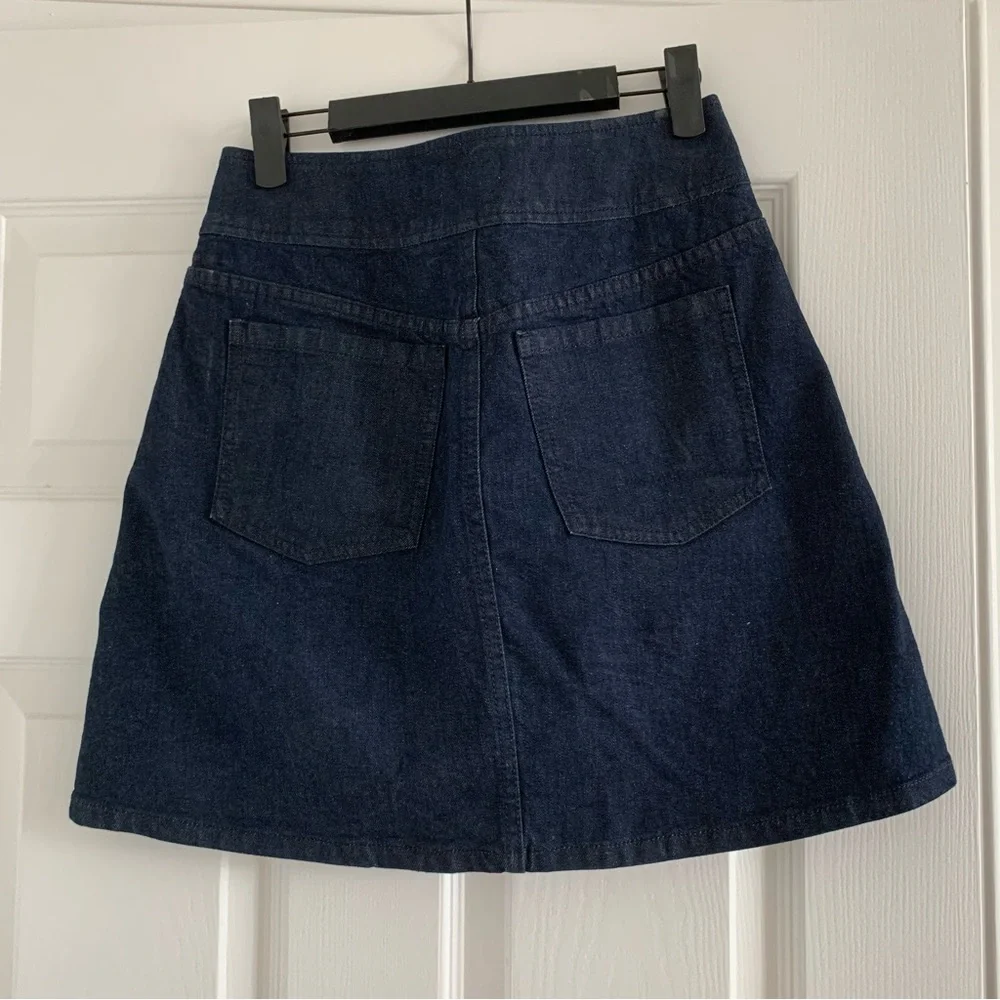 kate spade denim mini skirt size 2 - Picture 8 of 14